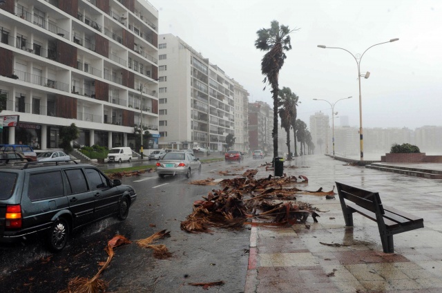 Ocho departamentos uruguayos bajo alerta amarilla por tormentas y lluvias