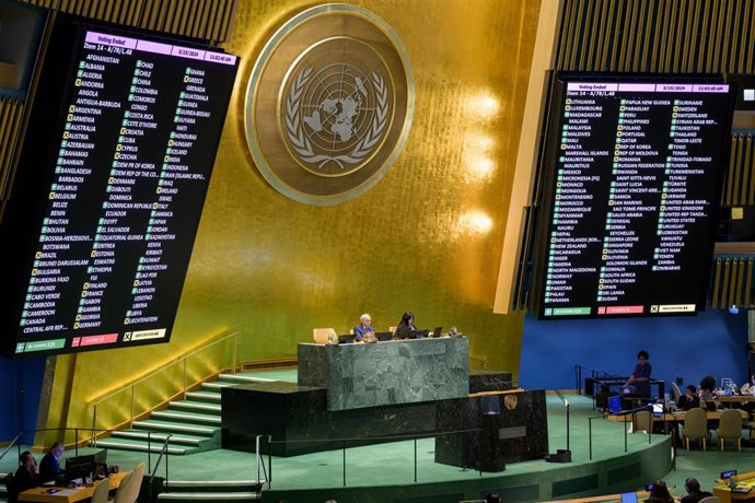 La Asamblea General de la ONU amplía los derechos de Palestina y llama ...