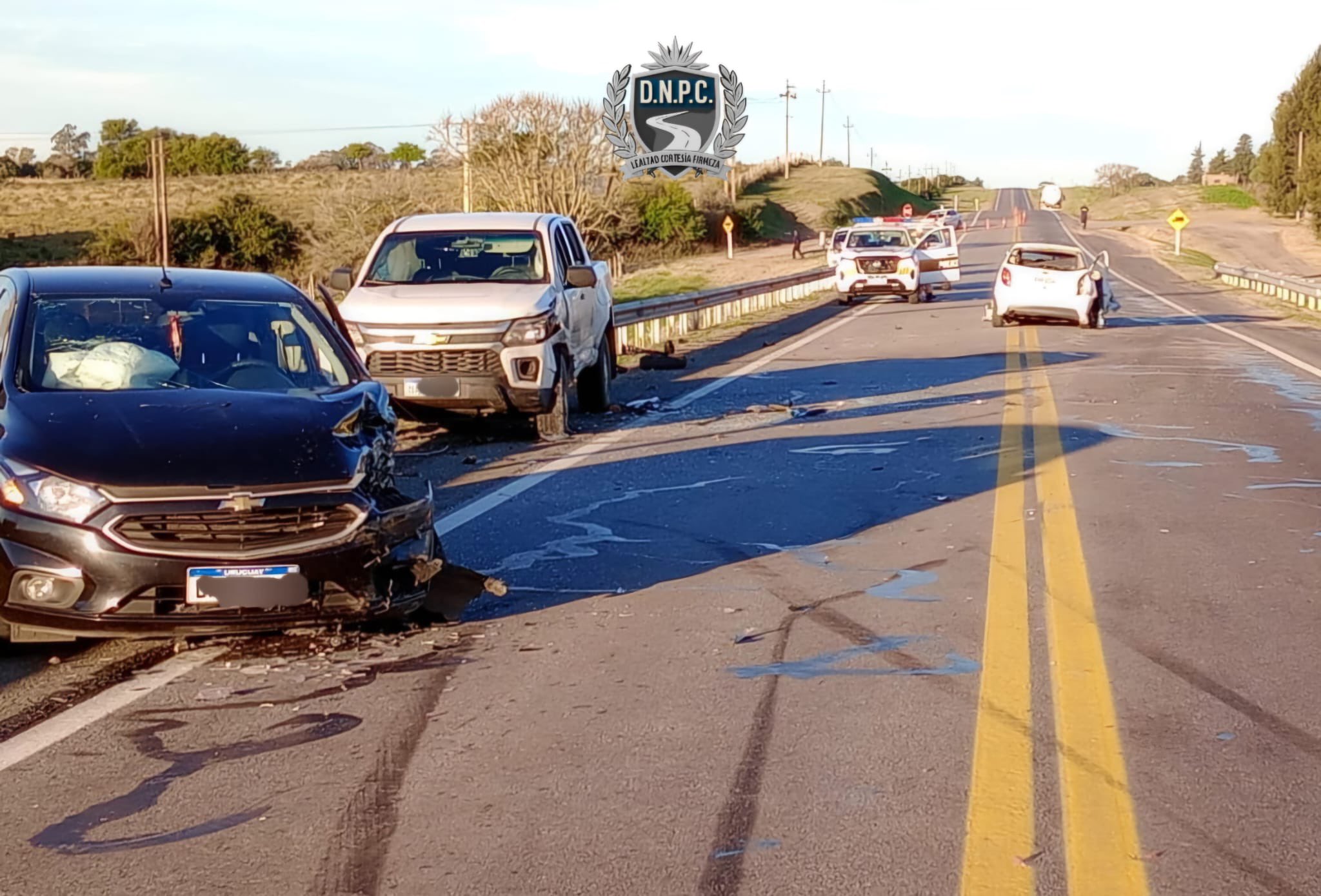 Un siniestro de tránsito con lesionados graves se registró en la ruta 1 ...