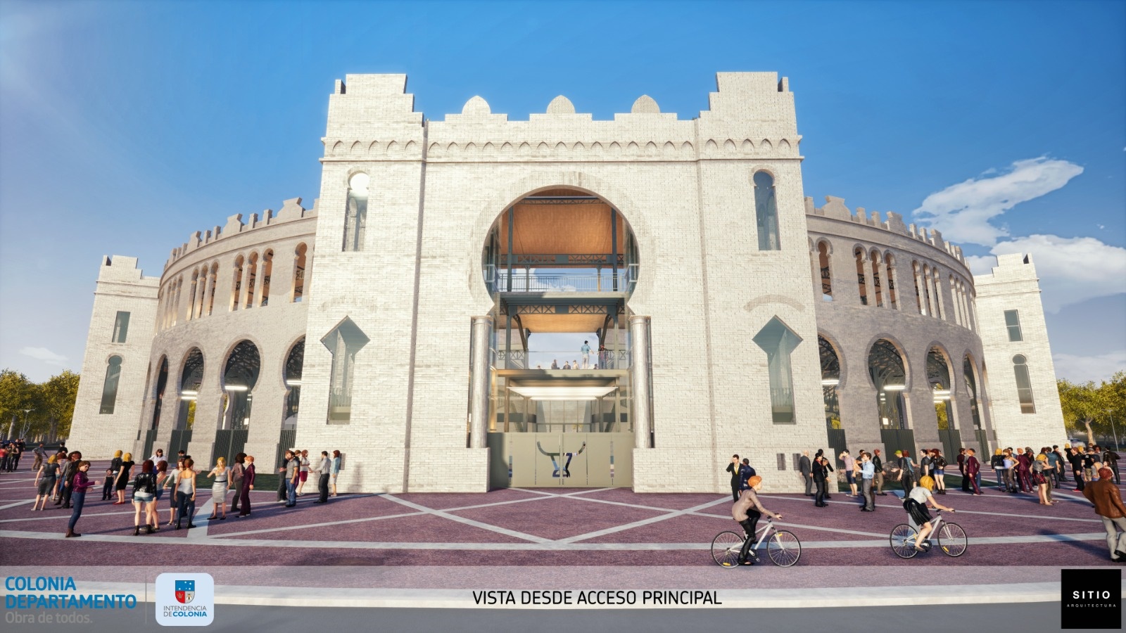 Así se verá el Real de San Carlos en Colonia, la única plaza de toros