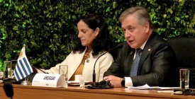 El canciller Paganini dijo en la cumbre de Ro que para Uruguay, "Abrirse al mundo es una poltica de Estado"