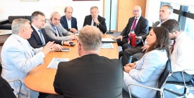 Inversionistas alemanes se reunieron con el presidente Orsi y el intendente Enciso