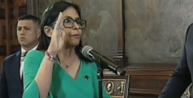 La UE mantendr� contacto con Delcy Rodr�guez para defender sus intereses aunque sin reconocerle legitimidad