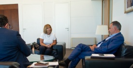 Hermanda de David Fremd se reuni� con Orsi y propuso un proyecto nacional para combatir el antisemitismo