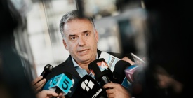 El presidente Yamand� Orsi descart� el soterramiento por 18 de Julio