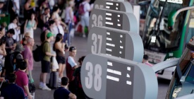 Un total de 11.500 �mnibus pasar�n por Tres Cruces en Semana de Turismo