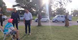 Se realizan operativos de control para regular a cuidacoches y evitar la "mendicidad abusiva" 