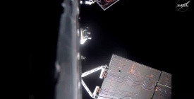 Artemis II realiza una maniobra de correcci�n de trayectoria para ajustar la ruta hacia la Luna el quinto d�a de misi�n