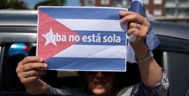 La segunda parte de la brigada solidaria del PIT-CNT que lleva ayuda humanitaria a Cuba arrib� este domingo al pa�s isle�o