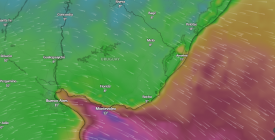 Esperan tormentas severas y un cicl�n extratropical en los pr�ximos d�as