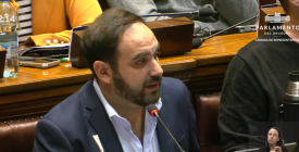Tensa interpelaci�n al Ministro Civila