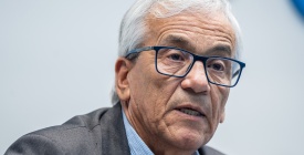 Juan Castillo se reuni� con el director general de la OIT, Hilbert Hungbo