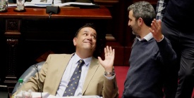 Da Silva critic� a Daniel Caggiani por proyectos de ley que propone el oficialismo: "Que deje de vender humo", dijo el blanco