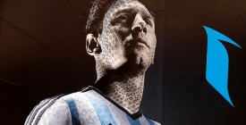 Con triplete de Messi se festej� la victoria de Argentina