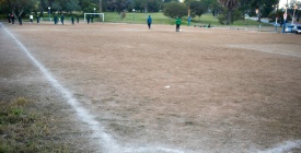 "Est�bamos disfrutando y se empezaron a escuchar tiros, los ni�os lloraban", partido de f�tbol infantil debi� suspenderse por balacera 