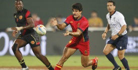 Rugby: Los Leones de España finalizan en 13º posición el World Rugby 7s Series de Dubai tras caer ante Uruguay