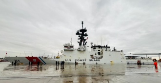 Lleg al puerto de Montevideo el buque James de la Guardia Costera de Estados Unidos