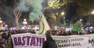 Se realiz en Uruguay la marcha mundial por la marihuana y reclamaron la "suspensin de penas por Cannabis" 