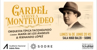 Junio en el Sodre: la Orquesta Tpica Taconeando le rinde tributo a Carlos Gardel