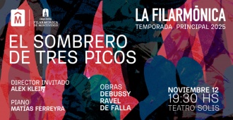 La Filarmnica de Montevideo presenta el octavo concierto de su Temporada Principal 