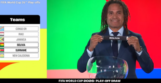 Repesca: Italia se enfrentar a Irlanda del Norte y Bolivia a Surinam