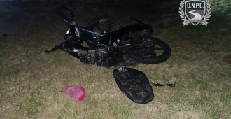Falleci� un motociclista en un siniestro de tr�nsito en Colonia