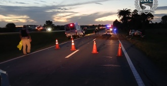 Un hombre falleci� tras despistar y volcar pr�ximo a Colonia Valdense