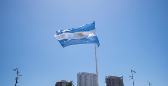 El presidente argentino Javier Milei, asiste a la asunci�n de Kast