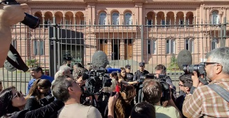 Gobierno de Milei prohibi� ingreso de periodistas acreditados a la Casa Rosada