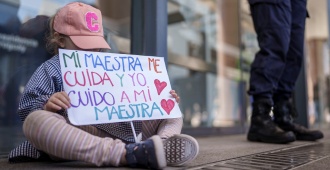 Autoridades y trabajadores de la educaci�n presentaron una declaraci�n respecto a las amenazas recibidas en distintos centros del pa�s