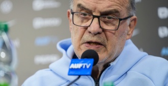 Marcelo Bielsa no dijo c�mo formar� Uruguay ante Cabo Verde