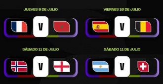 Ya se conocen los cruces de cuartos de final 