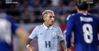 Debut amargo para Forl�n: Uruguay cay� 3-1 ante Jap�n en el tiempo adicional