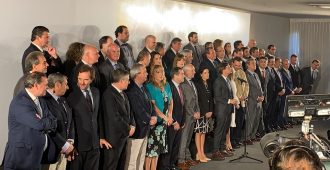 El presidente electo, Luis Lacalle Pou, present a sus ministros 