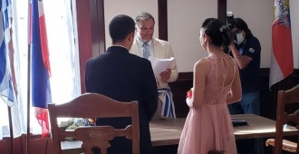 Alejo Umpirrez es el primer intendente uruguayo en celebrar un casamiento 