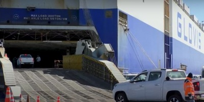El Puerto de Montevideo registr� un volumen hist�rico de veh�culos embarcados
