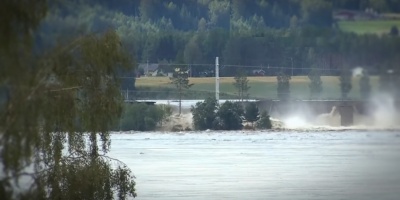 La tormenta 'Hans' causa estragos en el sur de Noruega, con carreteras cortadas y zonas inundadas