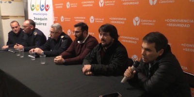 Intendencia de Canelones present� circuito de videovigilancia en Joaqu�n Su�rez