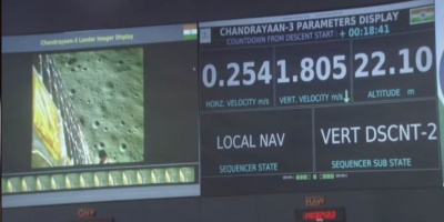 India logra en primicia aterrizar una nave en el polo sur de la Luna