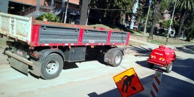 Se corta la circulaci�n de Cno. Repetto entre Av. Belloni y Cno. La Espa�ola