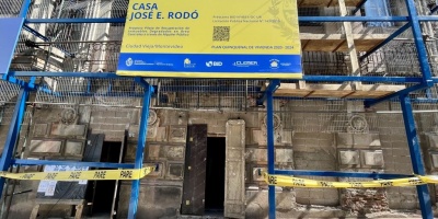 Se iniciaron las obras en la casa de Jos� Enrique Rod�, que a su vez fue la primera sede del C�rculo de la Prensa de Montevideo