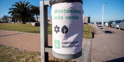 Estudio revela que en las plazas de Montevideo donde se retiraron las papeleras los residuos se redujeron en 40%