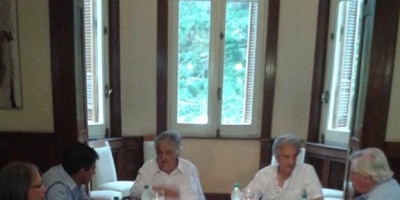 Reuni�n en Su�rez entre V�zquez, Mujica, Astori, Sendic y Xavier