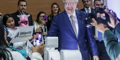 Lasso anuncia que se centrar� en temas de desnutrici�n infantil tras dejar la Presidencia de Ecuador