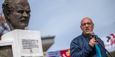 PIT-CNT rindi� homenaje a Gerardo Cuesta, militante metal�rgico y uno de los fundadores del FA, asesinado hace 42 a�os durante la dictadura militar