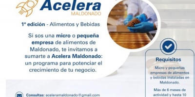 Hasta el 20 de setiembre est�n abiertas las inscripciones para "Acelera Maldonado"