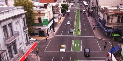 Intendencia de Montevideo anunci instalacin de una ciclova en la avenida 18 de Julio desde el Obelisco a la Plaza Independencia