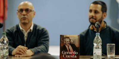 Abdala present libro sobre Gerardo Cuesta