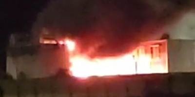 Se incendi� el sub destacamento de Polic�a caminera en Melo -Cerro Largo.