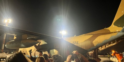 Parti� un nuevo vuelo del H�rcules desde Tel Aviv hacia Madrid